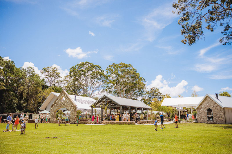 The Doonan outside gardens